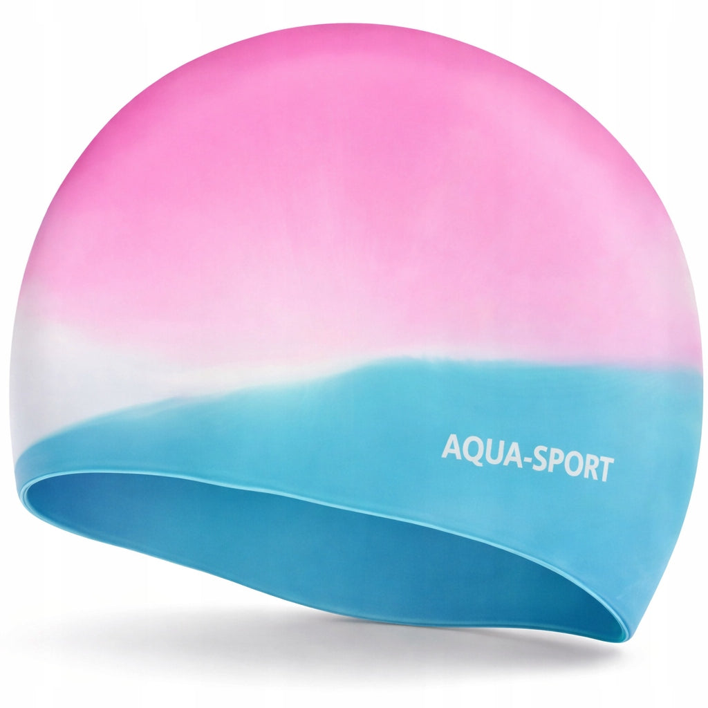 Pool Set: SWIMMING GLASSES SILICONE SWIMMING CAP FOR KIDS Brand AS Aqua-Sport