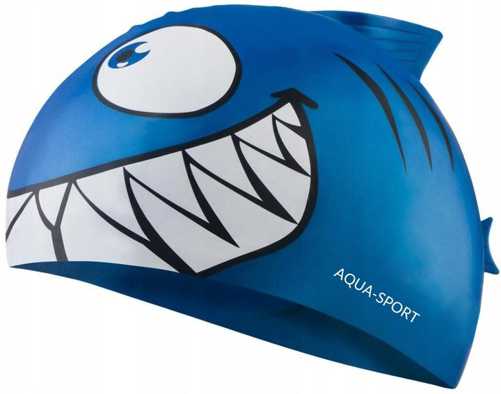 Pool Set: SWIMMING GLASSES SILICONE SWIMMING CAP FOR KIDS Brand AS Aqua-Sport