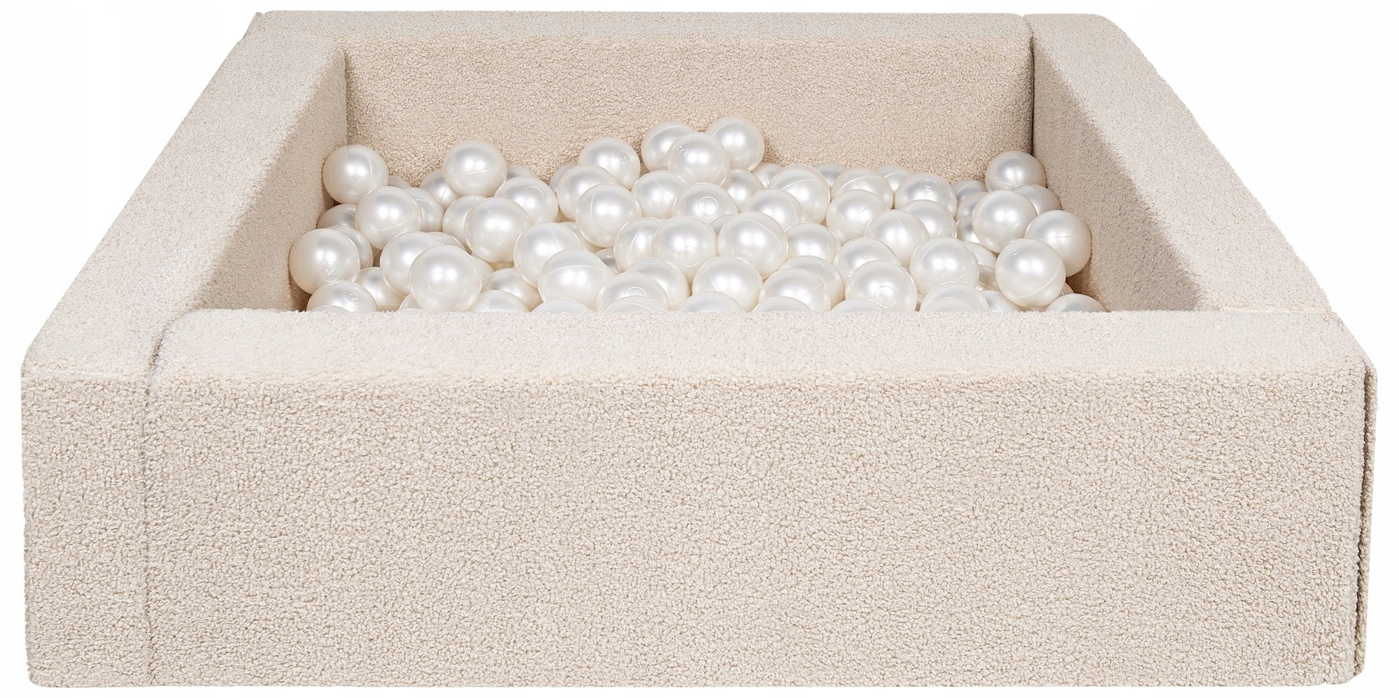 Pool square bucolic with 200 balls, 5 elements (color: pearl)