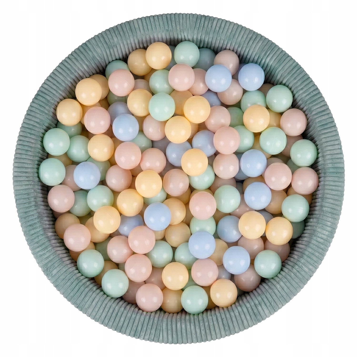 Pool with balls 90x30 cm CORDUROY 200 balls for children for home garden nursery Manufacturer code Suchy basen z piłkami