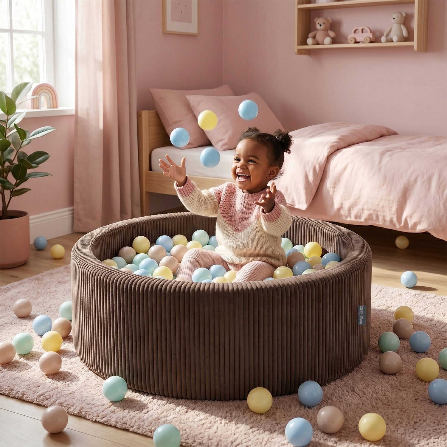Pool with balls 90x30cm 200 balls playpen CE Polish Minimum kid's age 1