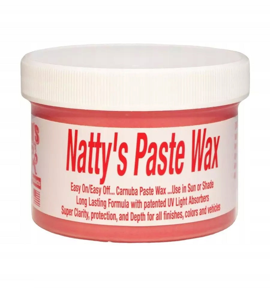 Poorboy's Natty's Paste Wax Red 227g - NATURAL WAX FOR ALL LAKERS