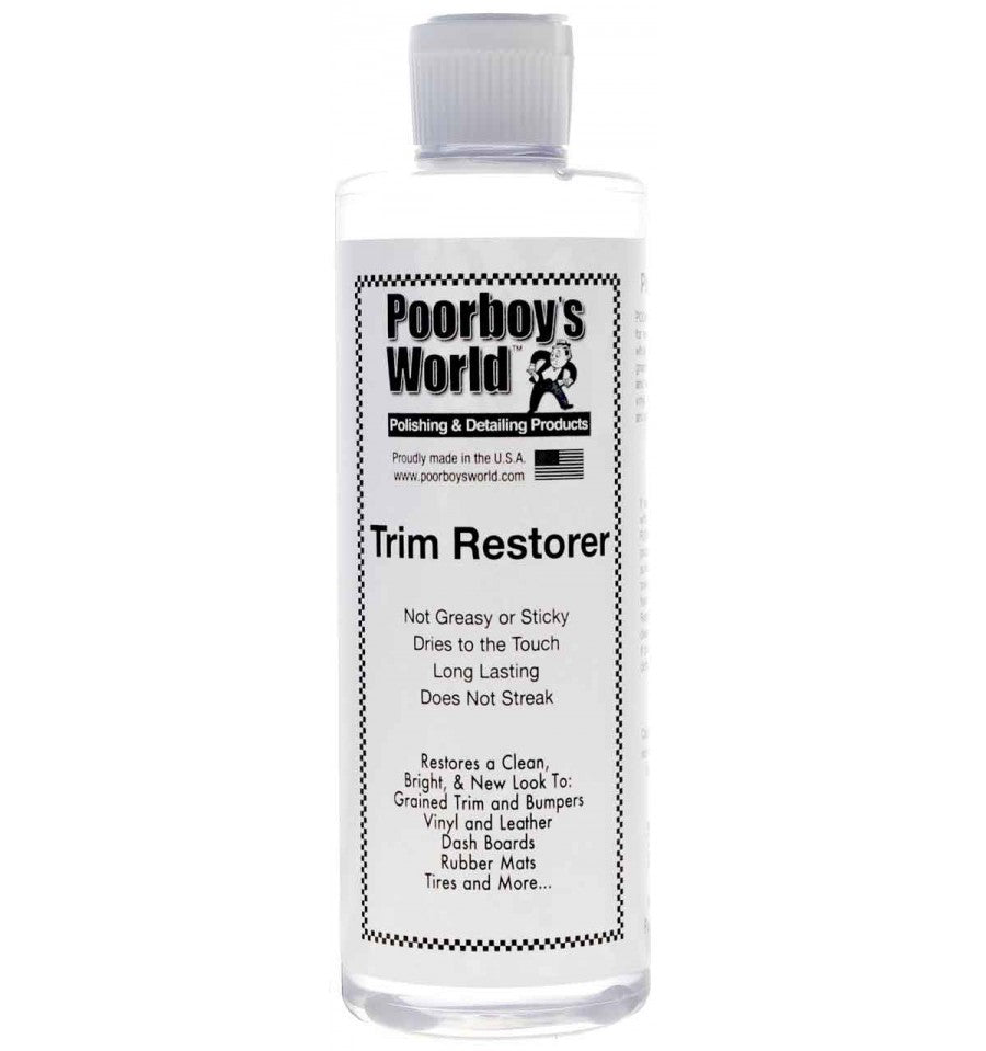 Poorboy's World - Trim Restorer 473ml - Plastic Regeneration Agent Manufacturer Poorboy's World
