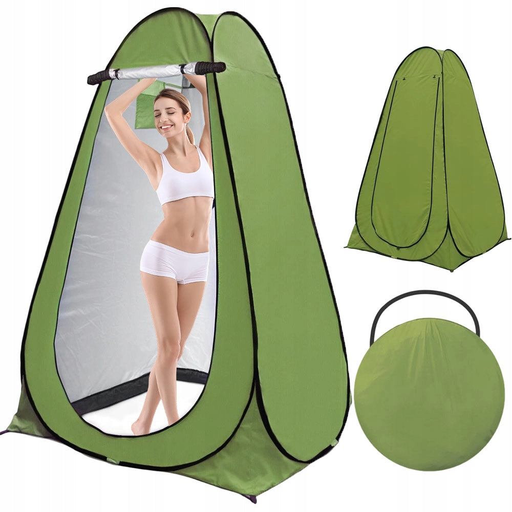 Pop-Up Shower Tent Folding 4 Walls Stable For Wind Shower