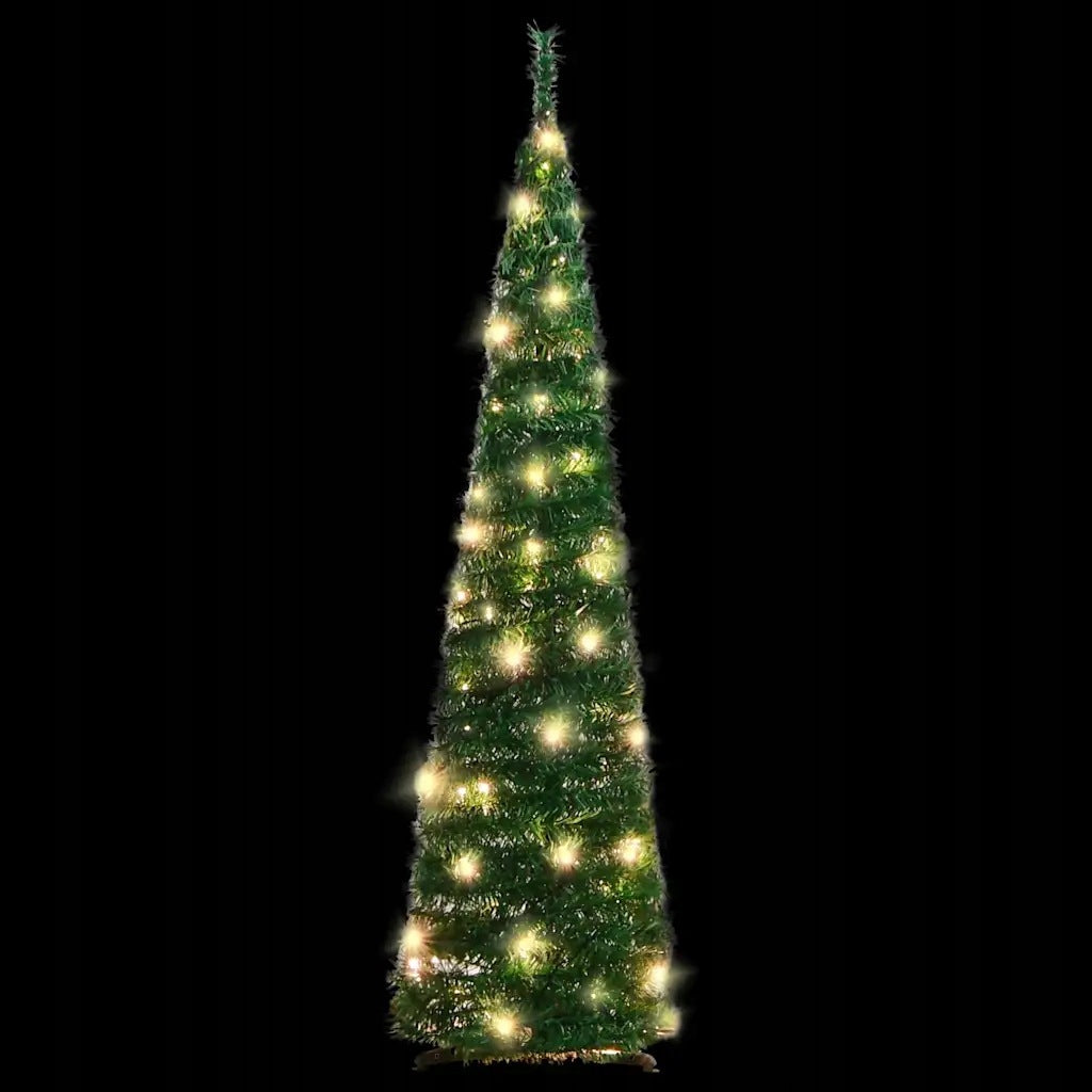 Pop-up Artificial Christmas Tree, 50 LED, Green, 120 Brand VidaXL