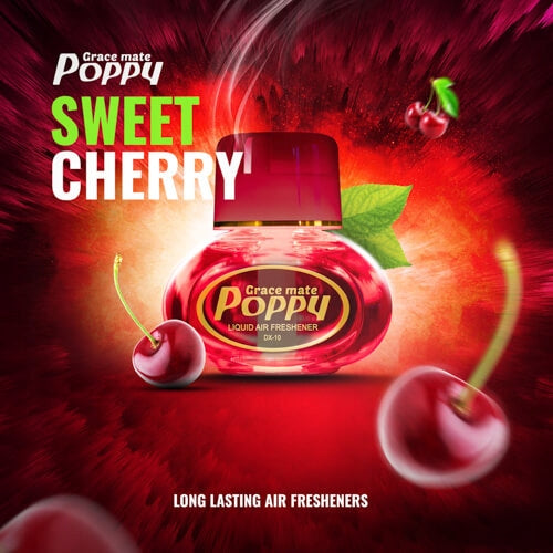 Poppy 150ml Cherry Original Car Cherry Scent
