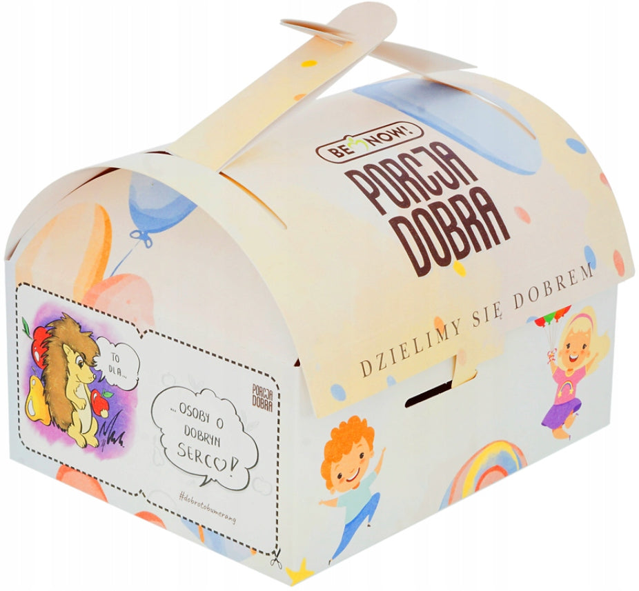 Porcja Dobra CHEST SET FOR CHILD GIFT WITH CARDS MIX SNACKS