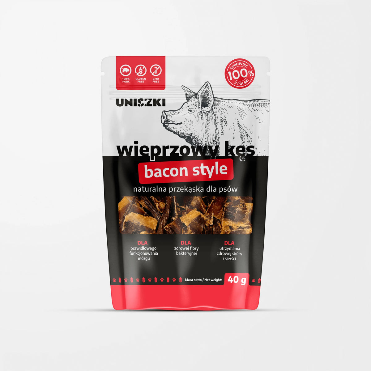 Pork bite dried delicacy Uniszki