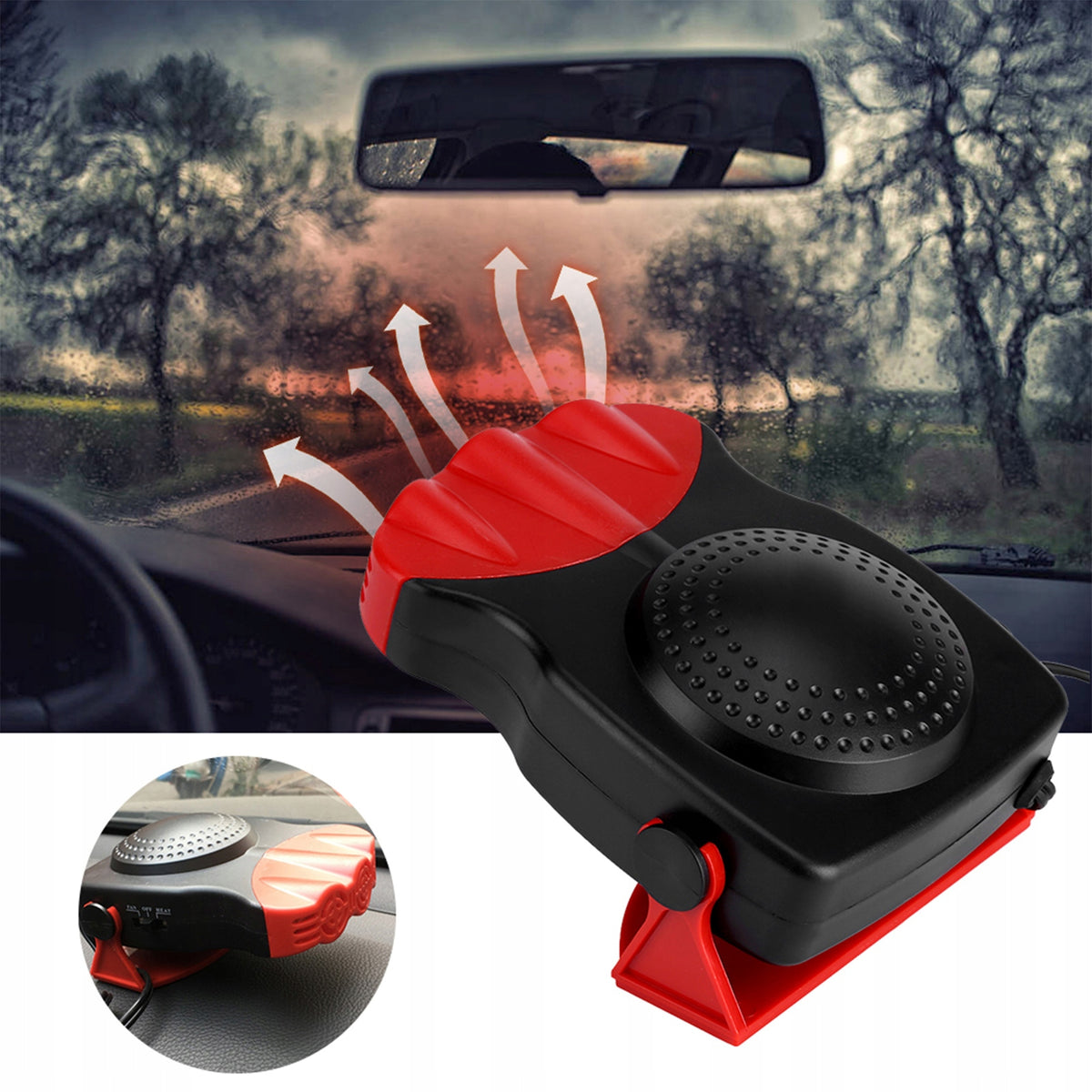 Portable 12V 150W Car Windshield Defroster Heater KA Manufacturer code AG251018432545