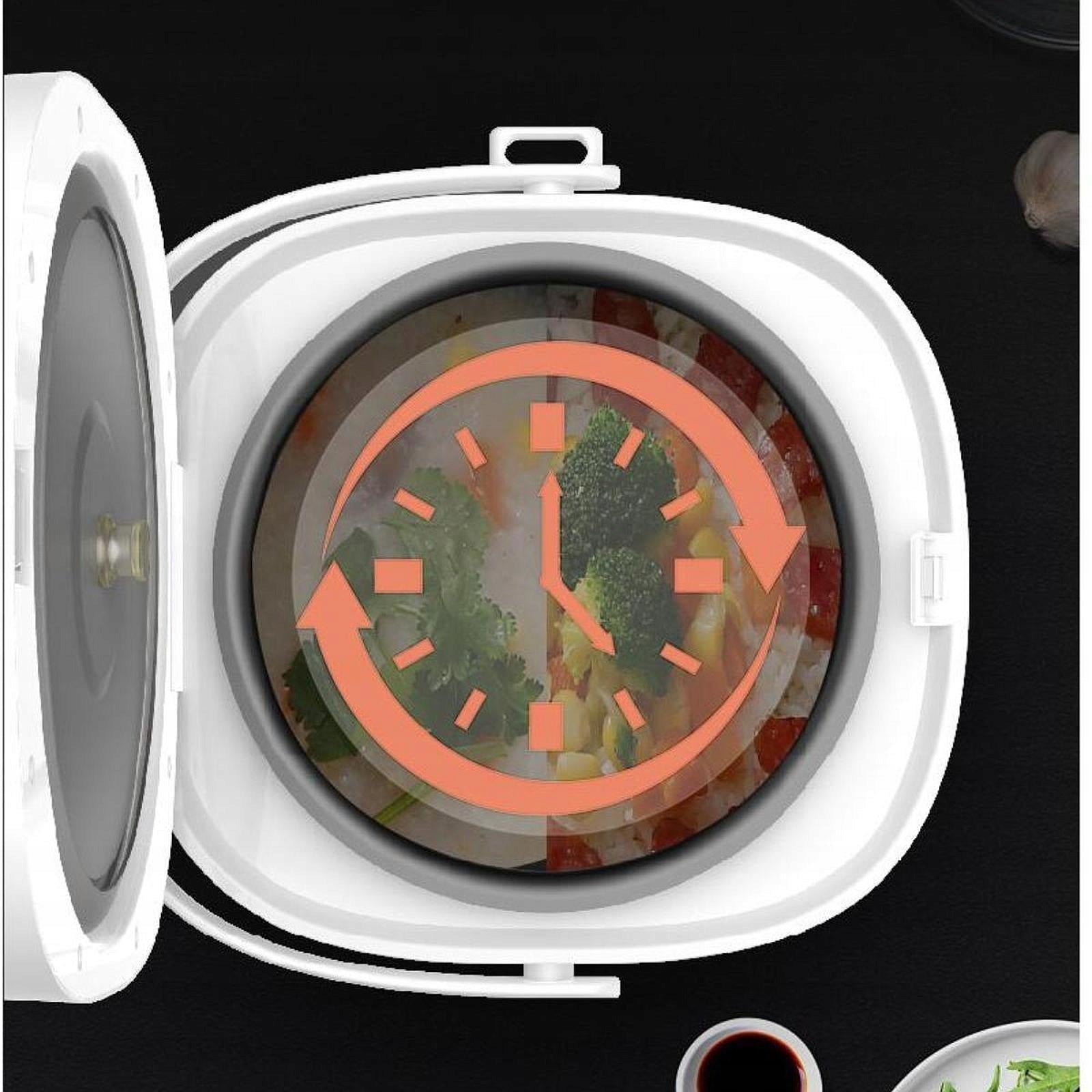 Portable 2L Electric Rice Cooker Travel Multipurpose for Soup 12V Car Packaging status original