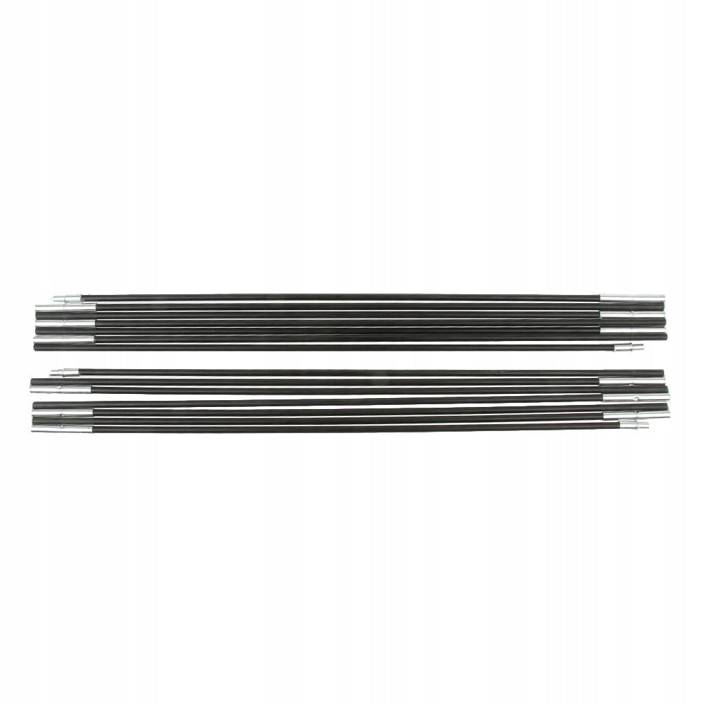 Portable Adjustable Fiberglass Rod 2 Poles 7 Section Each Packaging status original