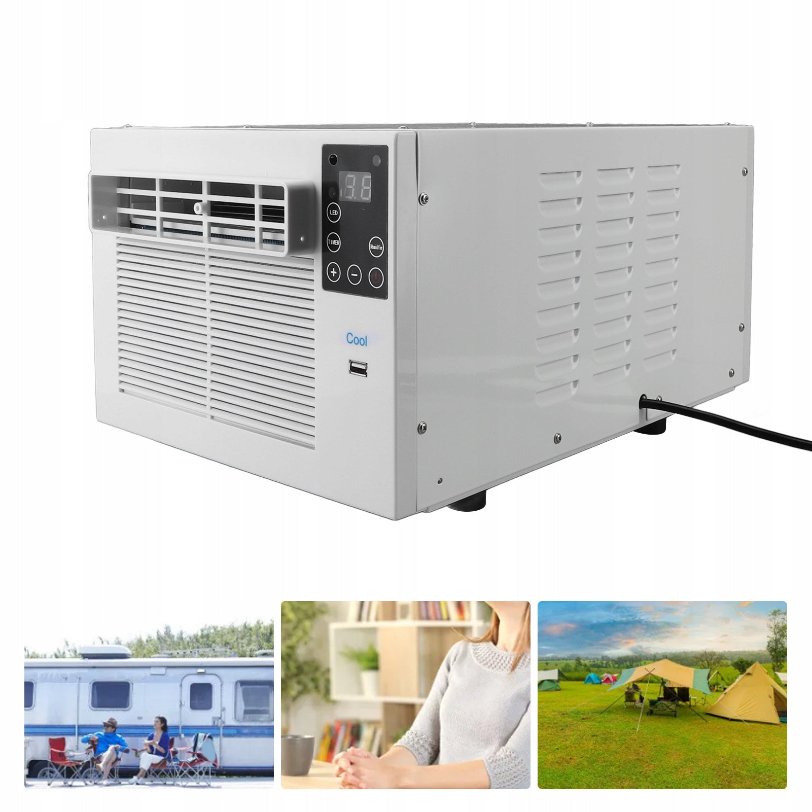 Portable Air Conditioner 1900BTU 280W Mini Mobile Air Conditioner With Remote Control Manufacturer code 3113240049912