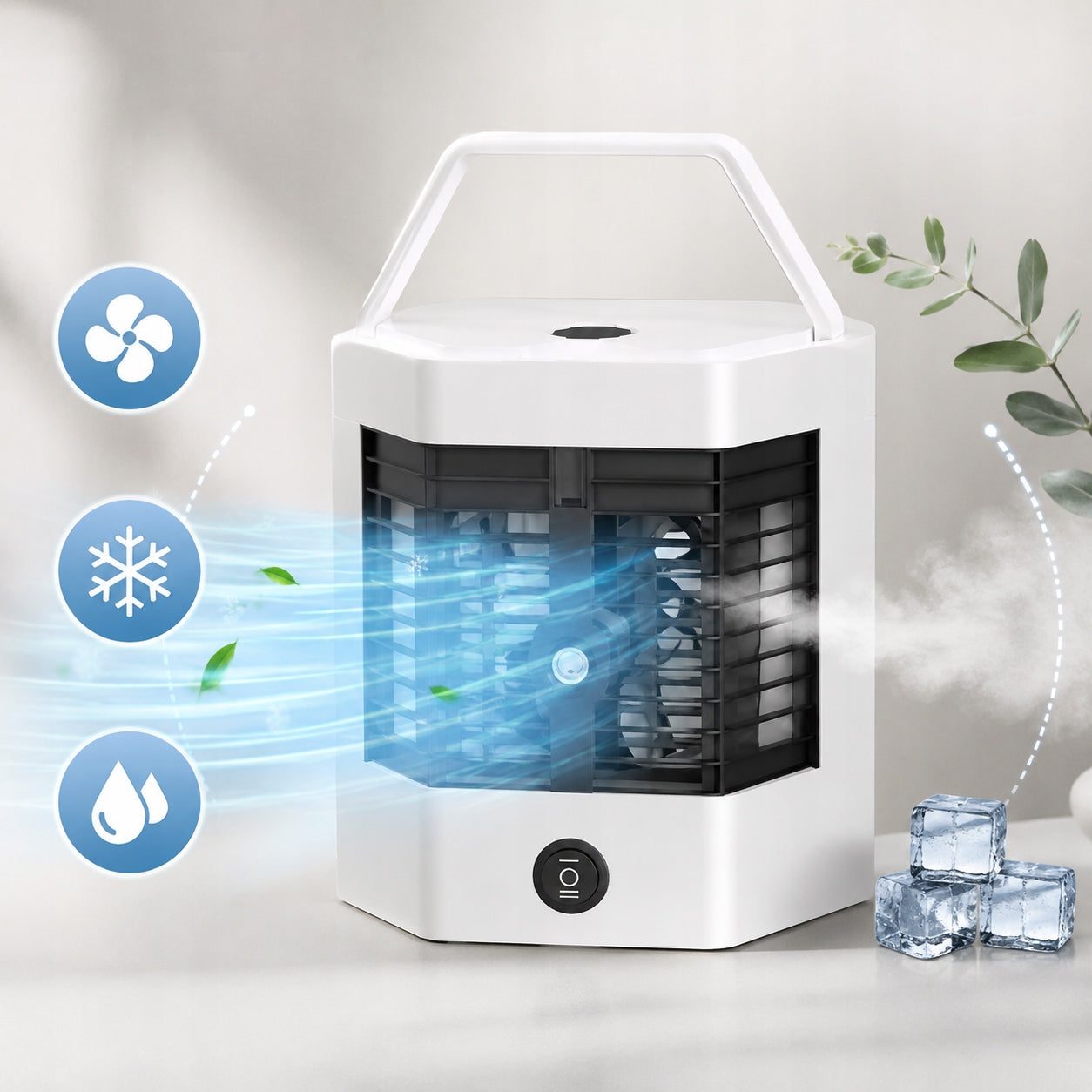 Portable Air Conditioner - 3-in-1 - Mist Fan - Humidifier - Desktop Cooler Type not specified