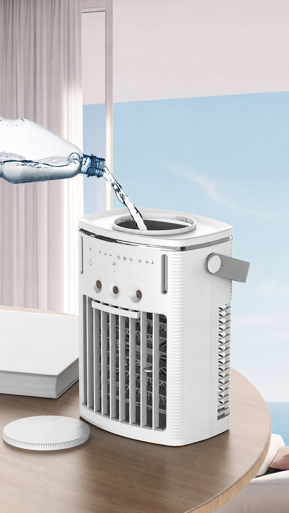 Portable Air Conditioner, Air Cooler, 1000 mL, 3-Speed , Remote Control Type air conditioner
