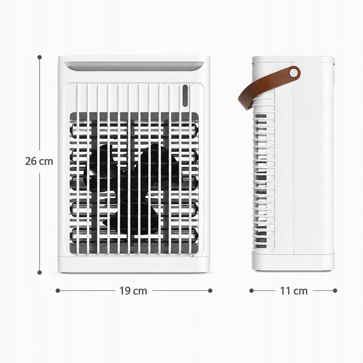 Portable Air Conditioner Fan 680ml USB Humidifier 5Speeds Night Light Power 10.1 W