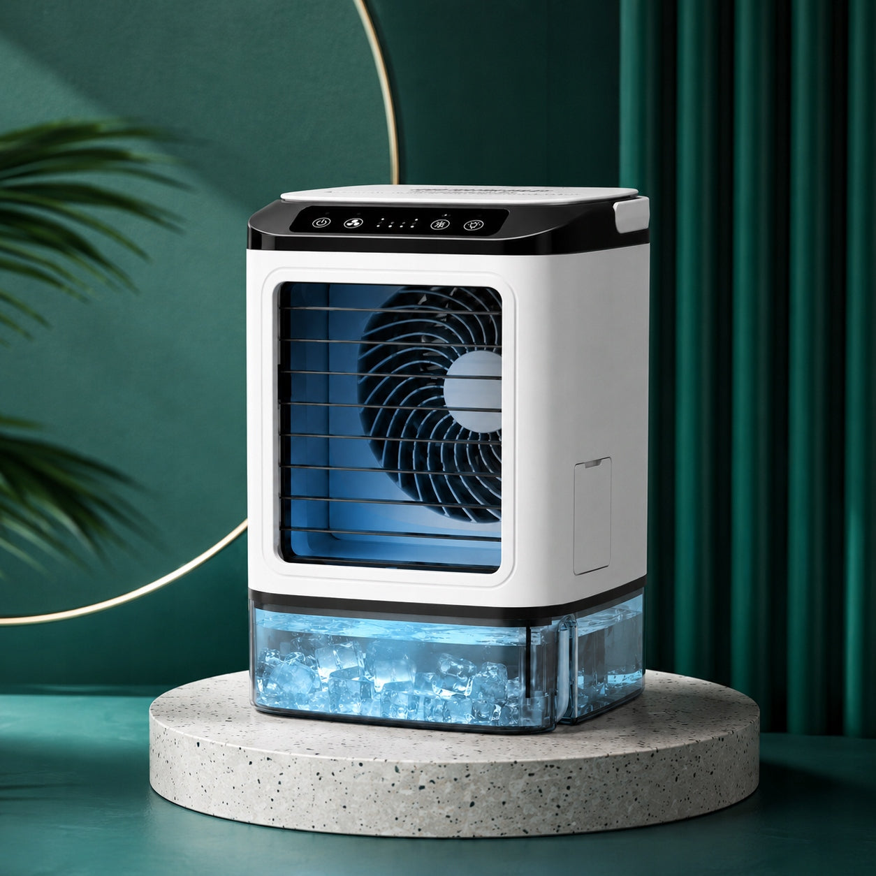 Portable Air Conditioner Fan,900ml 3-Speed, with Mist Function and Ice Tray Model K900