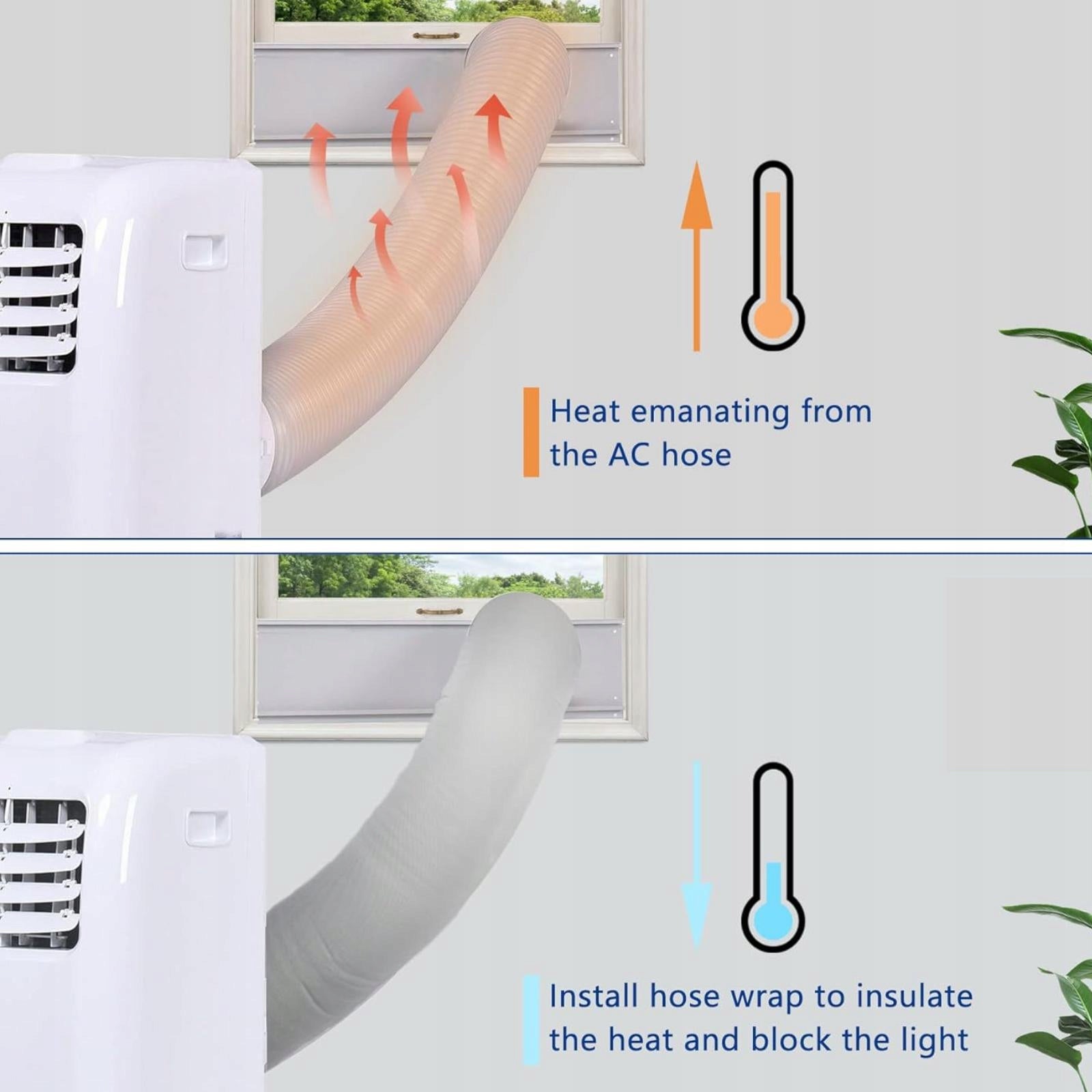 Portable Air Conditioner Hose Cover Convenient Decor Lightweight Living Manufacturer of a medical device does not apply