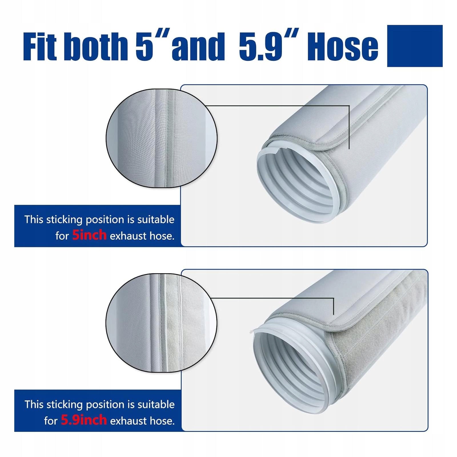 Portable Air Conditioner Hose Cover Convenient Decor Lightweight Living Notified body number 9999
