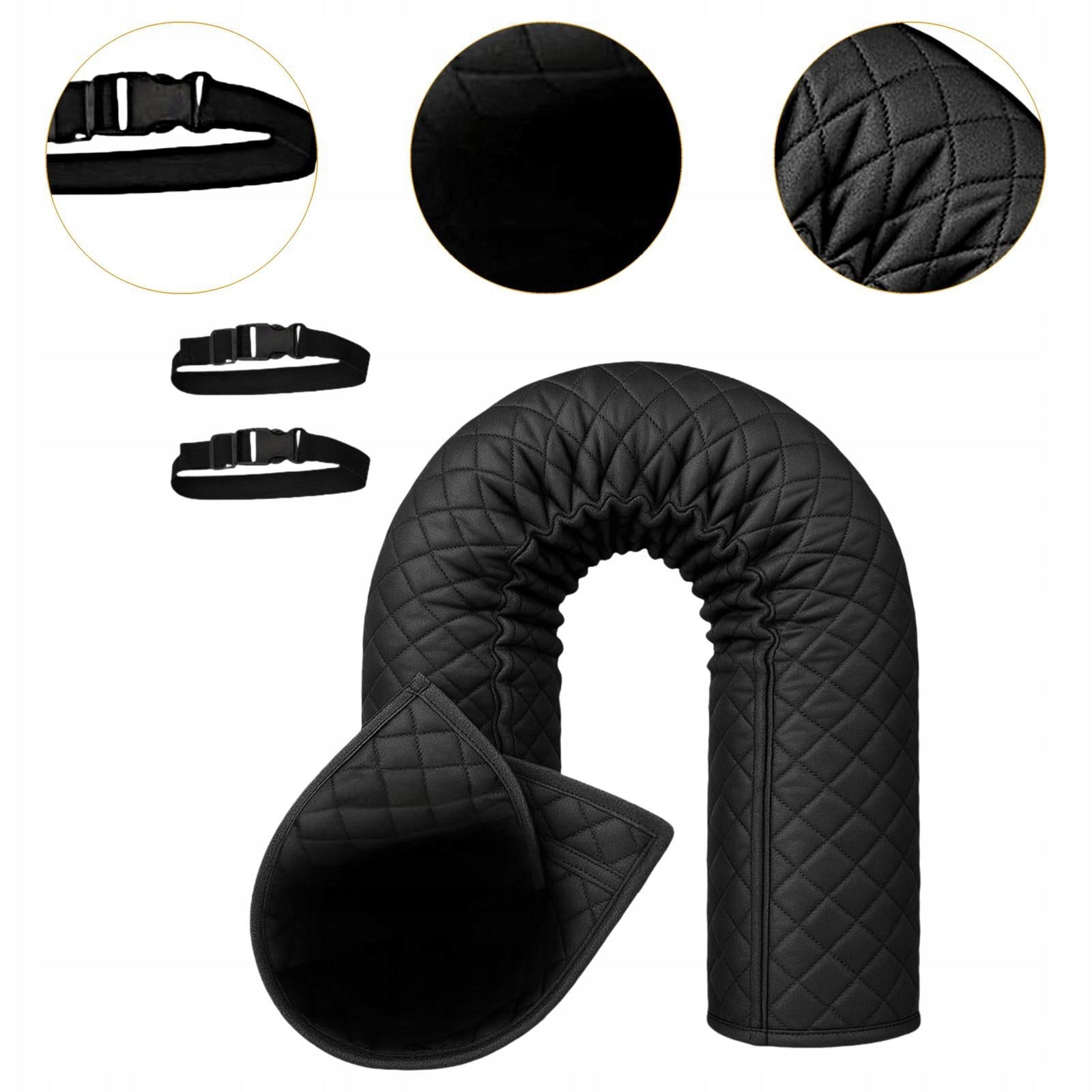 Portable Air Conditioner Hose Cover Wrap Reusable AC Hose Insulation Black Authorized representative allegro.pl82