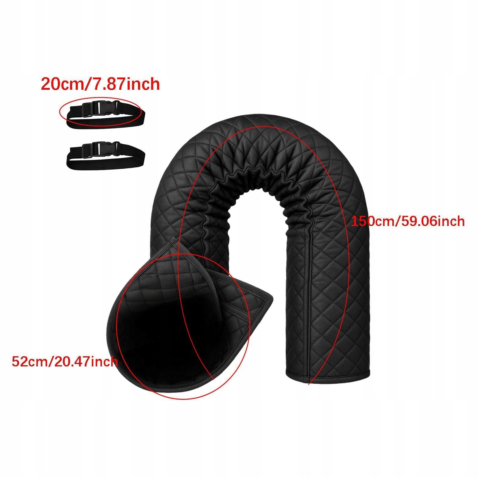 Portable Air Conditioner Hose Cover Wrap Reusable AC Hose Insulation Black Manufacturer of a medical device does not apply