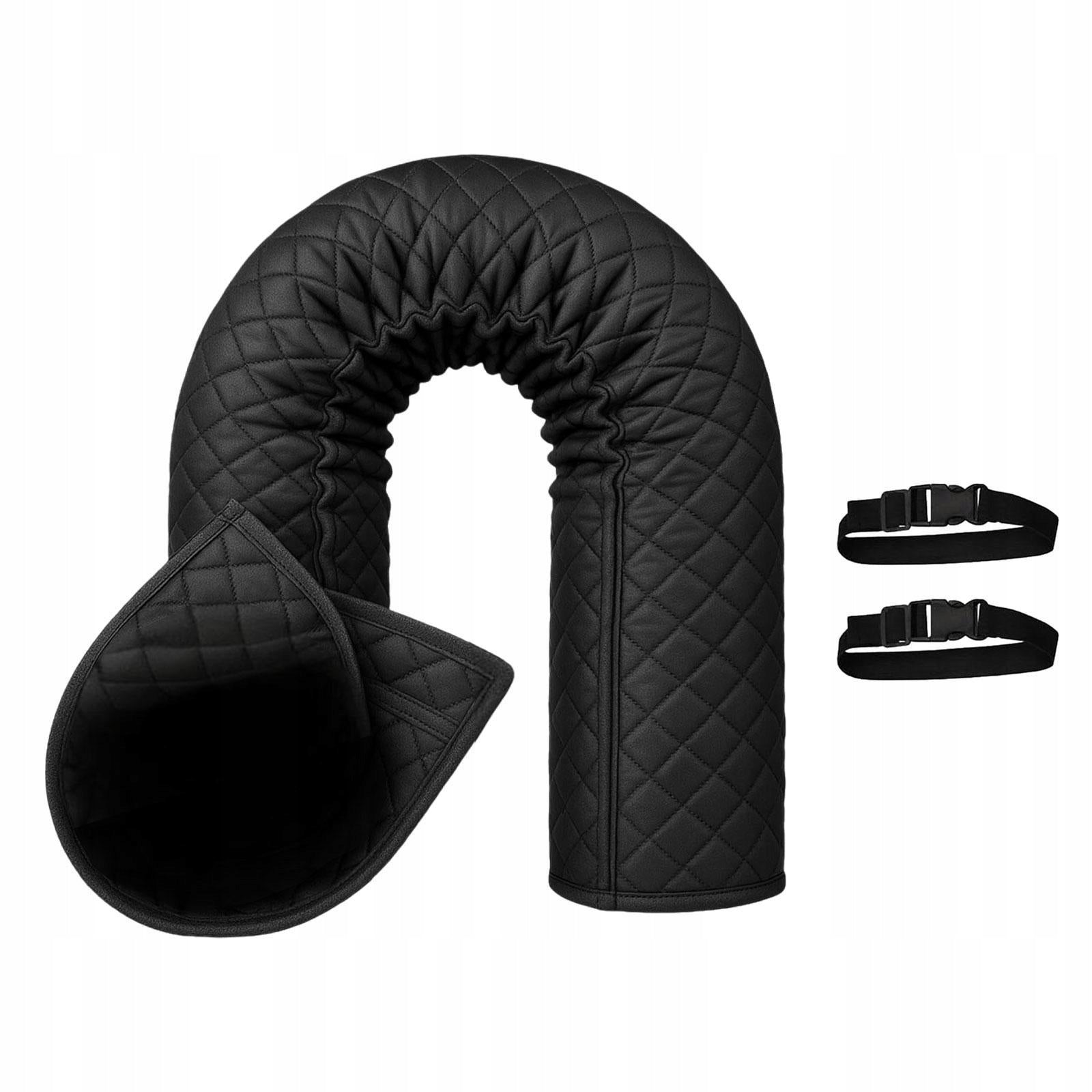 Portable Air Conditioner Hose Cover with 2 Adjustable Straps Black Medical device type accessories for a medical device or a product without an intended medical purpose