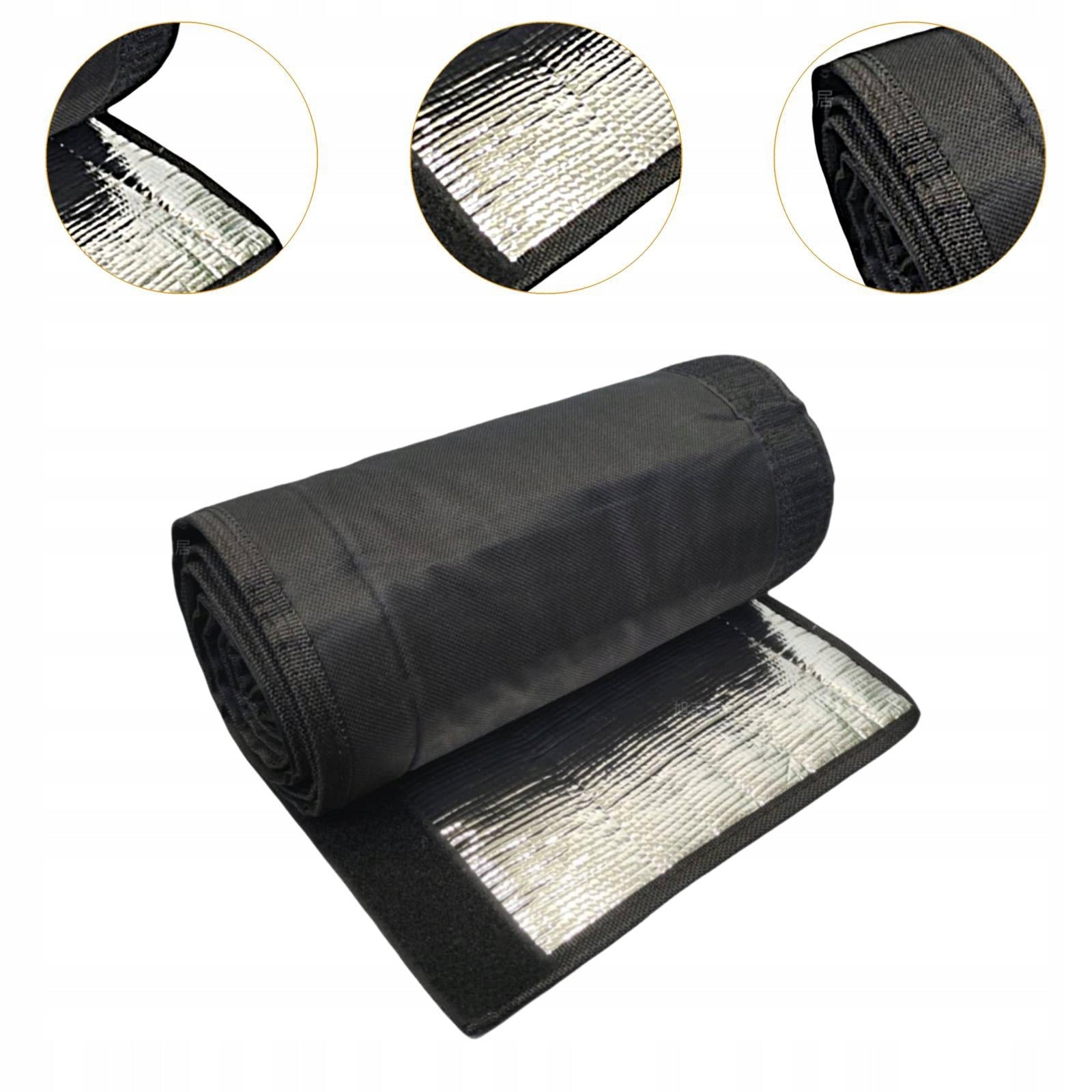 Portable Air Conditioner Hose Insulation Sleeve Easy to Install Black Medical device no