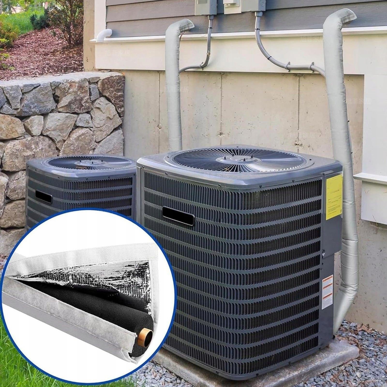 Portable Air Conditioner Hose Insulation Sleeve Easy to Install Black Notified body number 9999