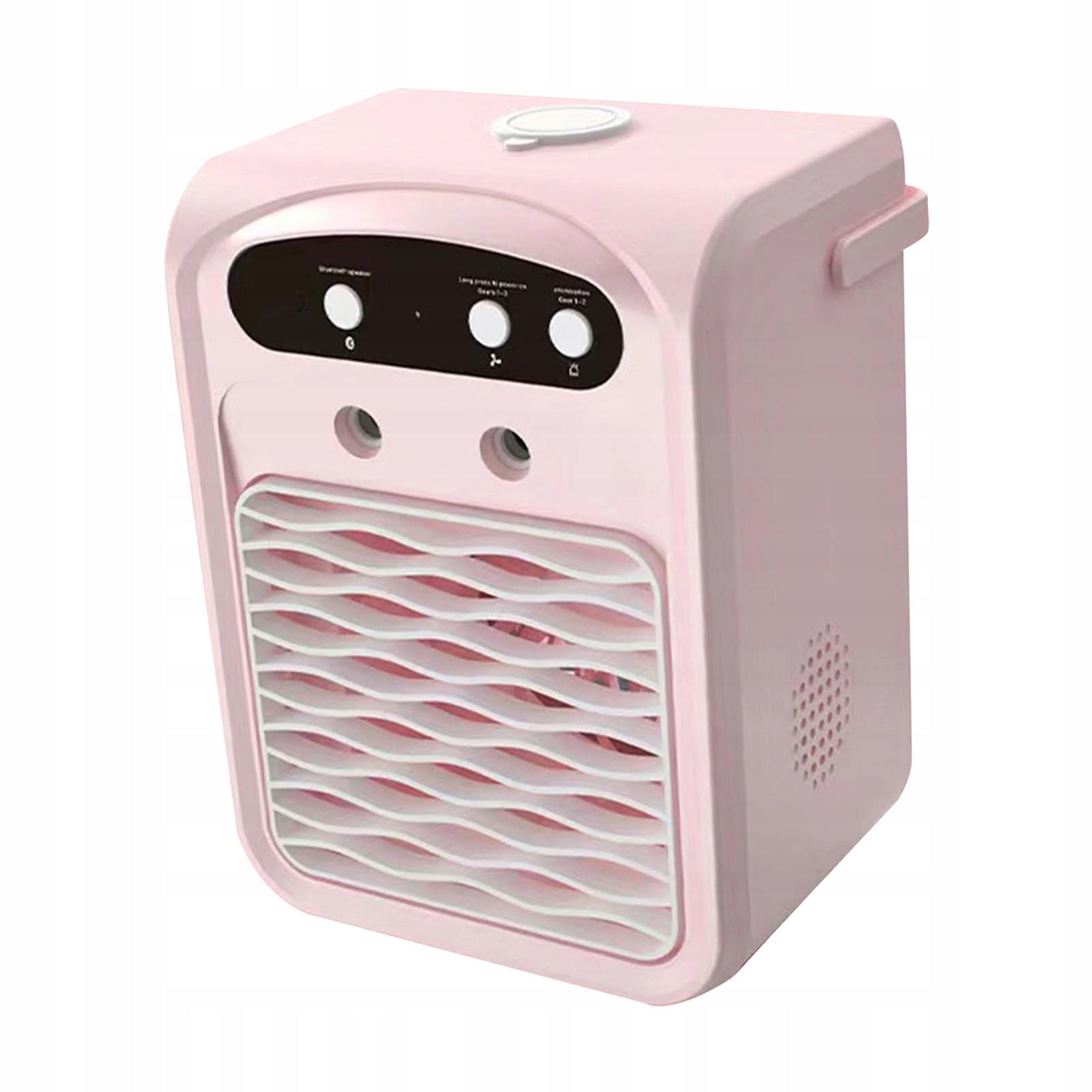 Portable Air Conditioner Personal Fan Low Noise 1000ml Water Tank Pink Manufacturer of a medical device does not apply