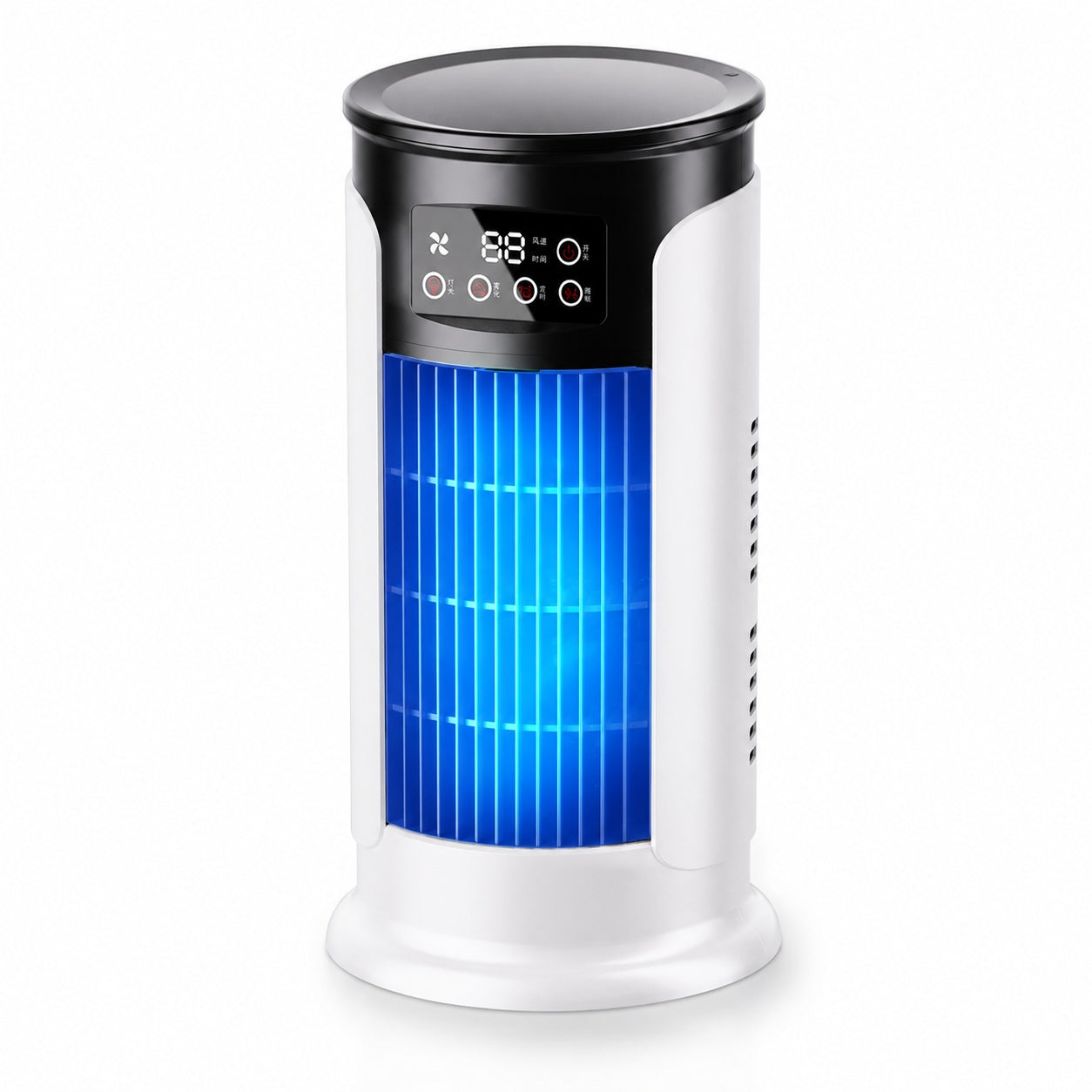 Portable Air Conditioner Tower Air Fan USB Mist Humidifier 6 Speeds Timer