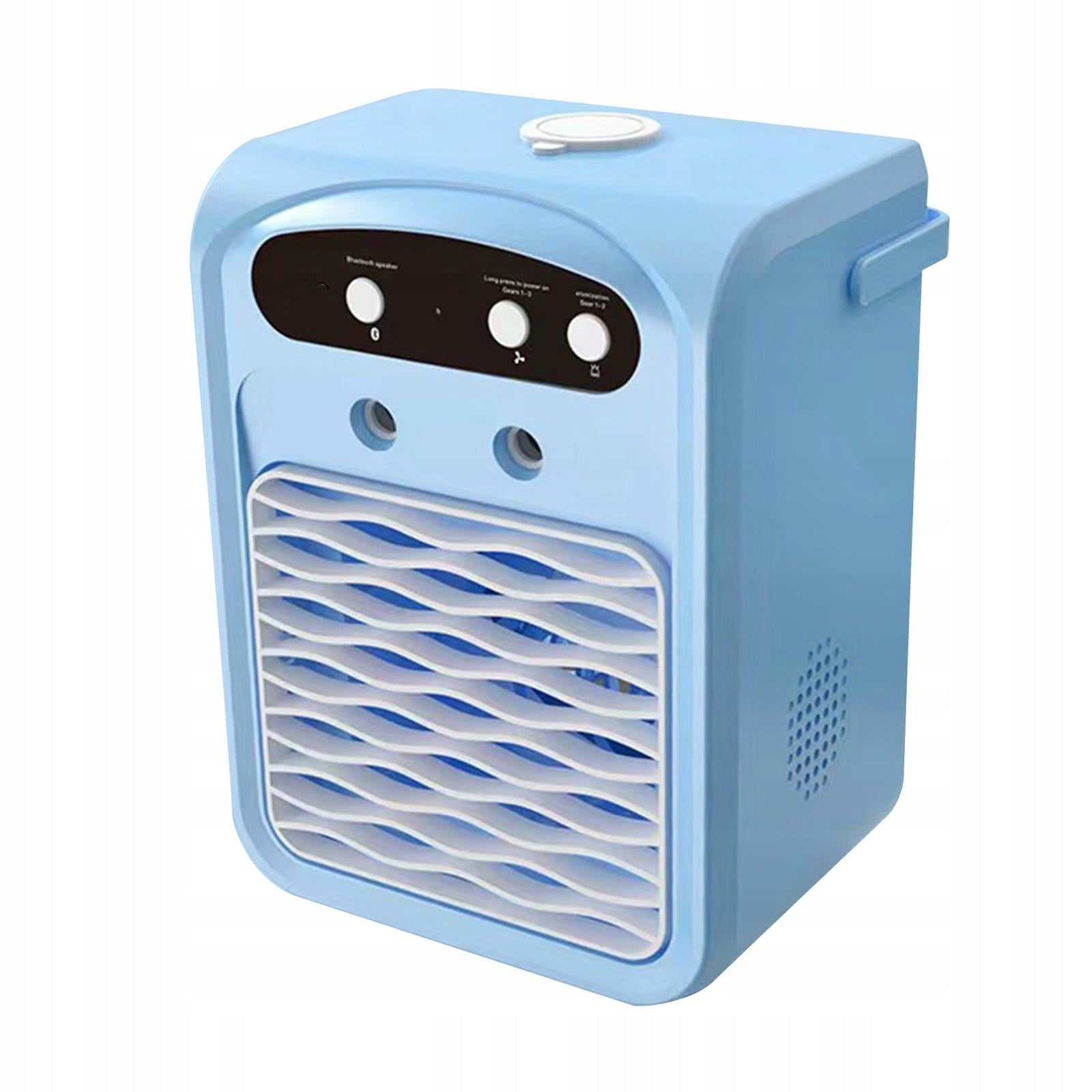 Portable Air Conditioner USB Rechargeable Professional Silent Air Blue Authorized representative allegro.pl107