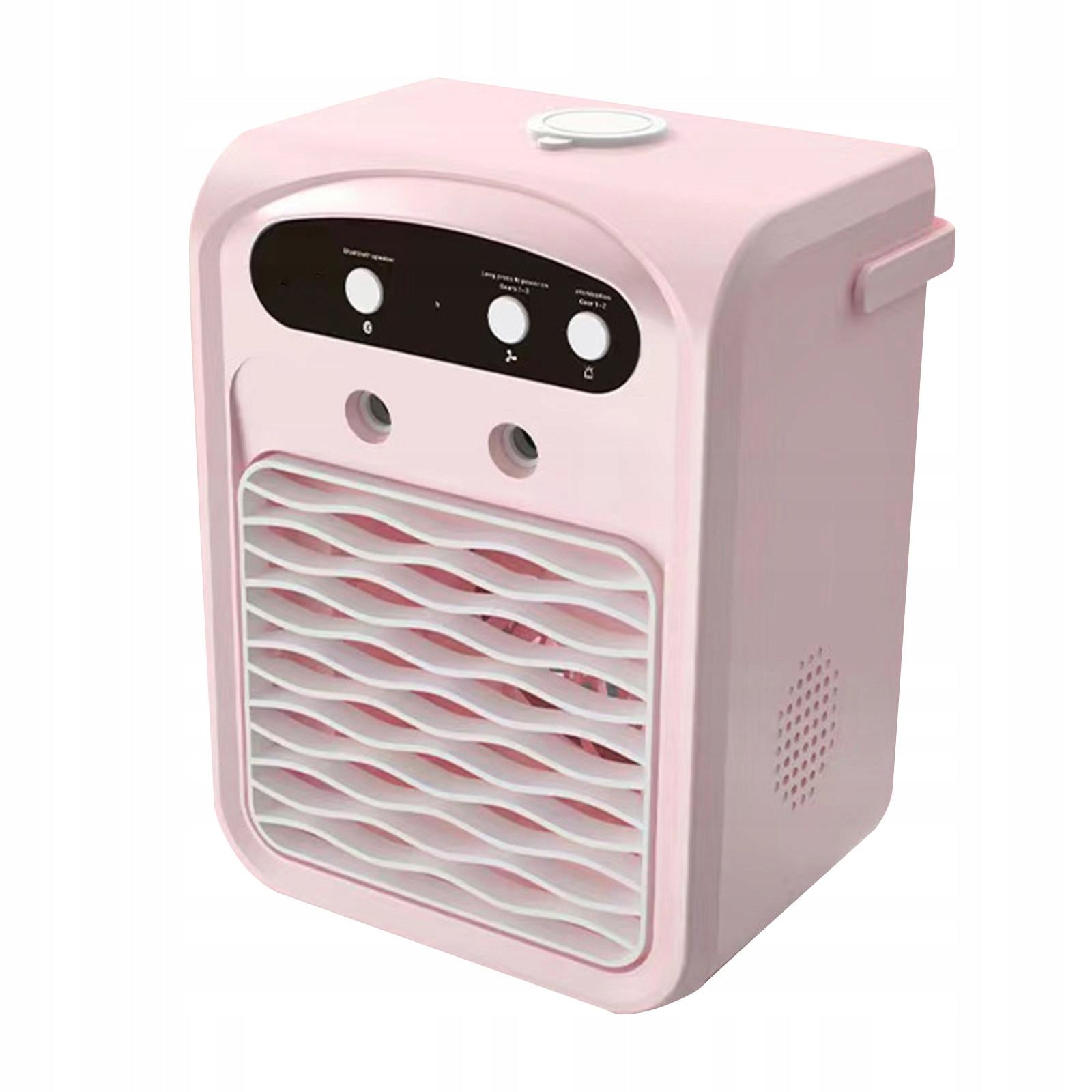 Portable Air Conditioner USB Rechargeable Professional Silent Air Pink