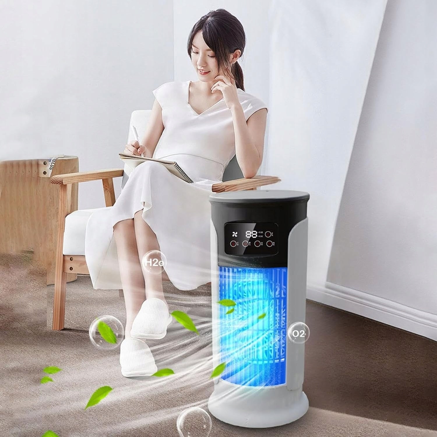 Portable Air Conditioner With Speed Usb Charging Multi-Function Desktop Fan Brand no brand