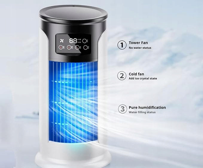 Portable Air Conditioner With Speed Usb Charging Multi-Function Desktop Fan Model Portable Air Conditioners