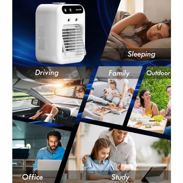 Portable Air Conditioners USB 500ml Rechargeable Desktop Cooling Fan Manufacturer code 4038727615432