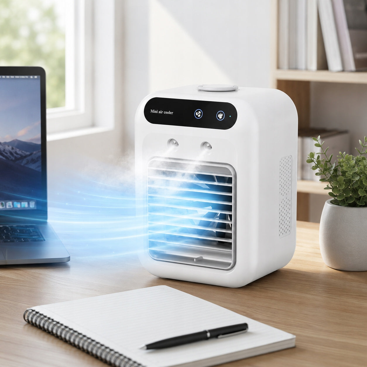 Portable Air Conditioners USB 500ml Rechargeable Desktop Cooling Fan Type not specified