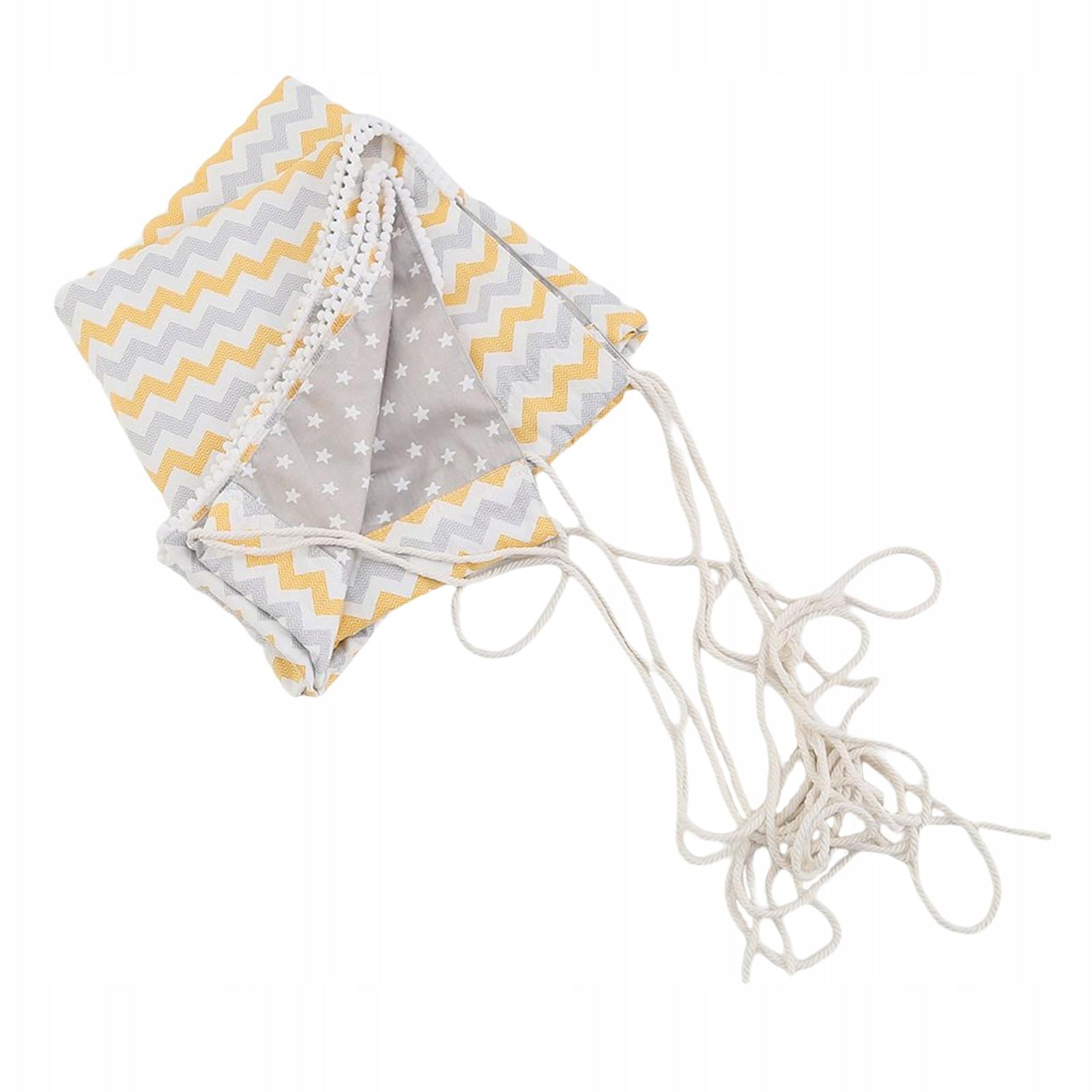 Portable Baby Hammock Hanging Crib Cartoon Infant Bed Swing for Home Yellow Packaging status original