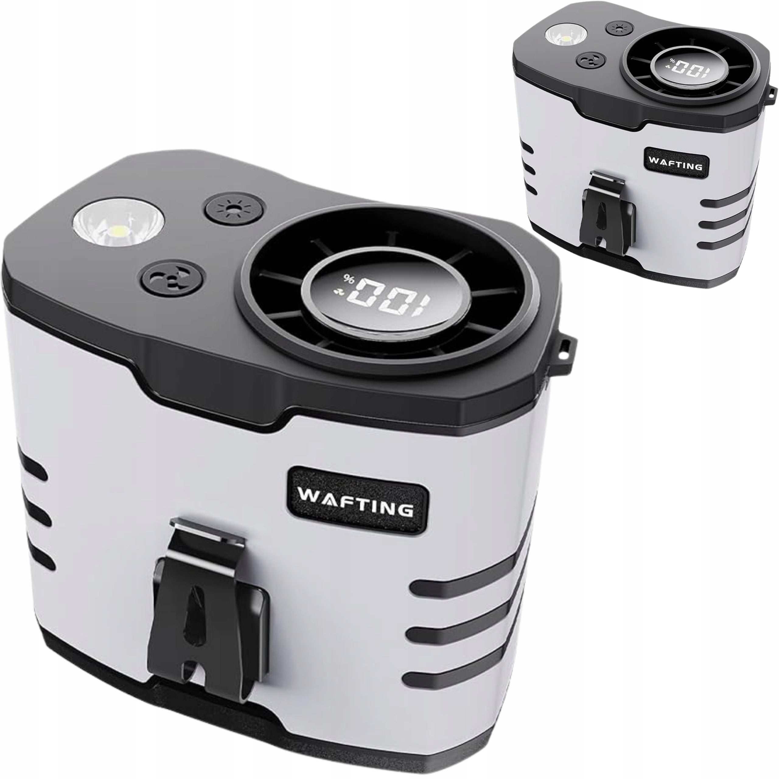 Portable Belt Fan HY-8012 Display 10000mAh LED 12000rpm