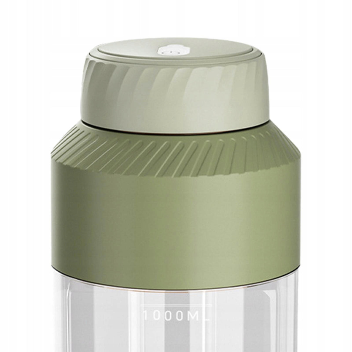 Portable Blender 100ml USB Rechargeable Smoothie Maker Green Single Lid Packaging status original