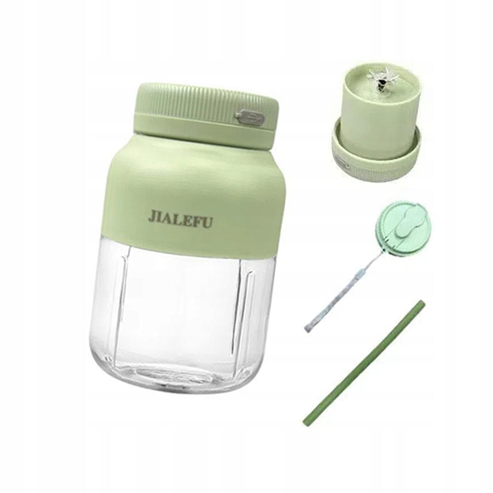 Portable Blender Citrus Juicer Sports Bottle Shakes Portable 1.3 L Green