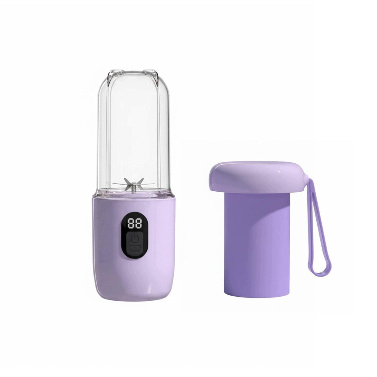 Portable Blender Electric Travel Juicer Quick Activation Mini Purple