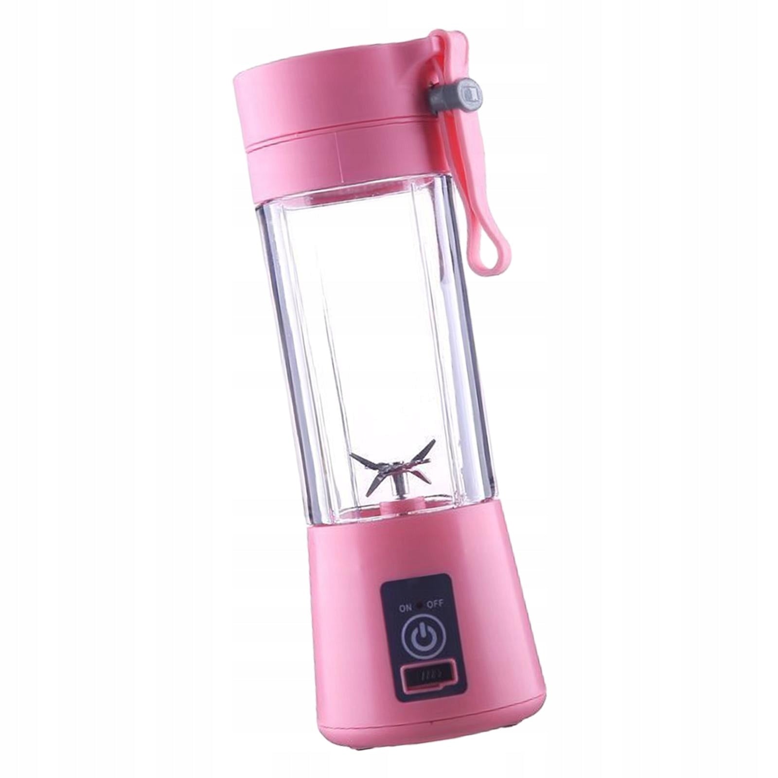 Portable Blender Fruit Shakes Rechargeable Mixer Fruit Machine Blender Pink