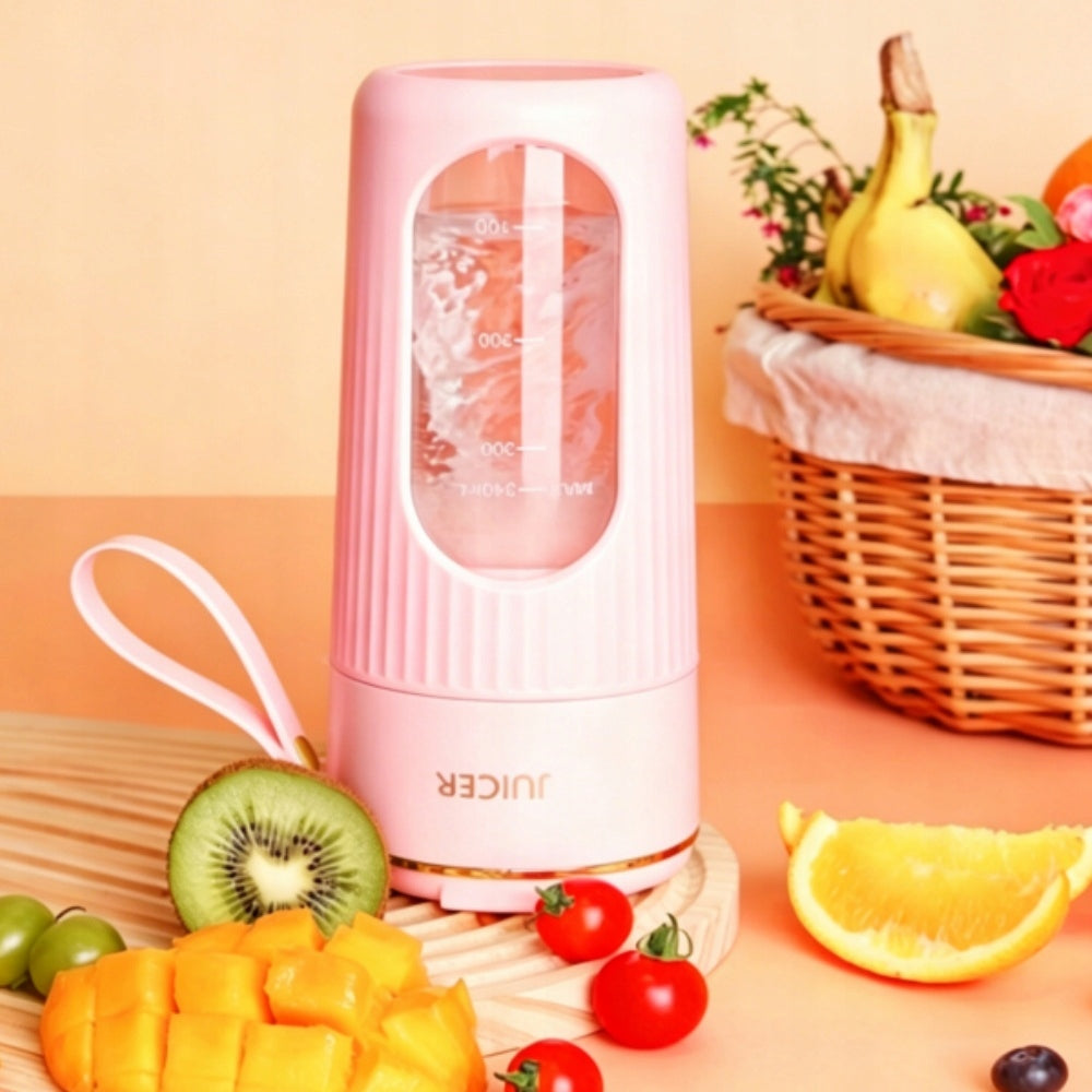 Portable Blender Intelligent 340ML Speed Adjustment Safe to Use ABSl Pink Manufacturer code 6979916250097