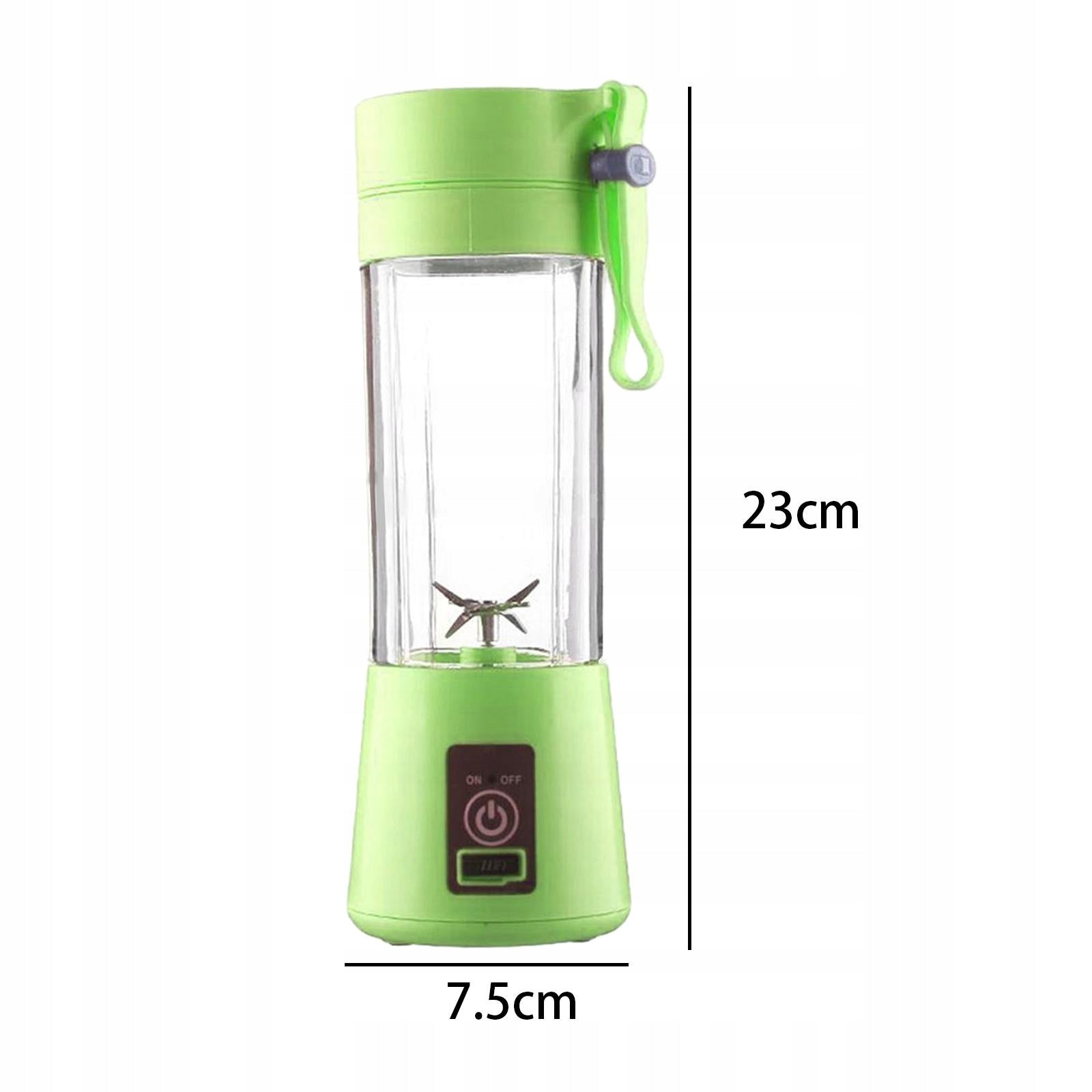 Portable Blender Juice Rechargeable USB Fruit Blender Juicer Cup Mini Green Packaging status original