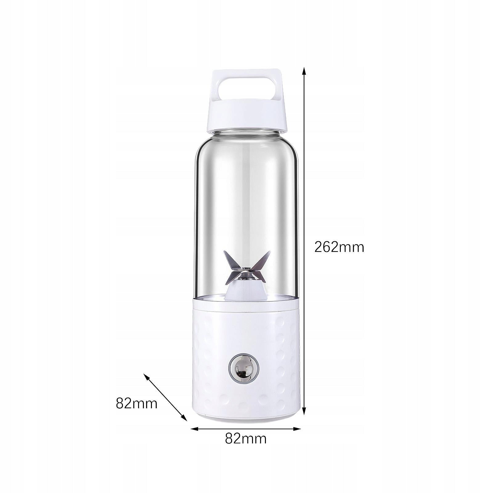 Portable Blender Juicer Mixer Sports Bottle Automatic Personal Fruit White Brand no brand