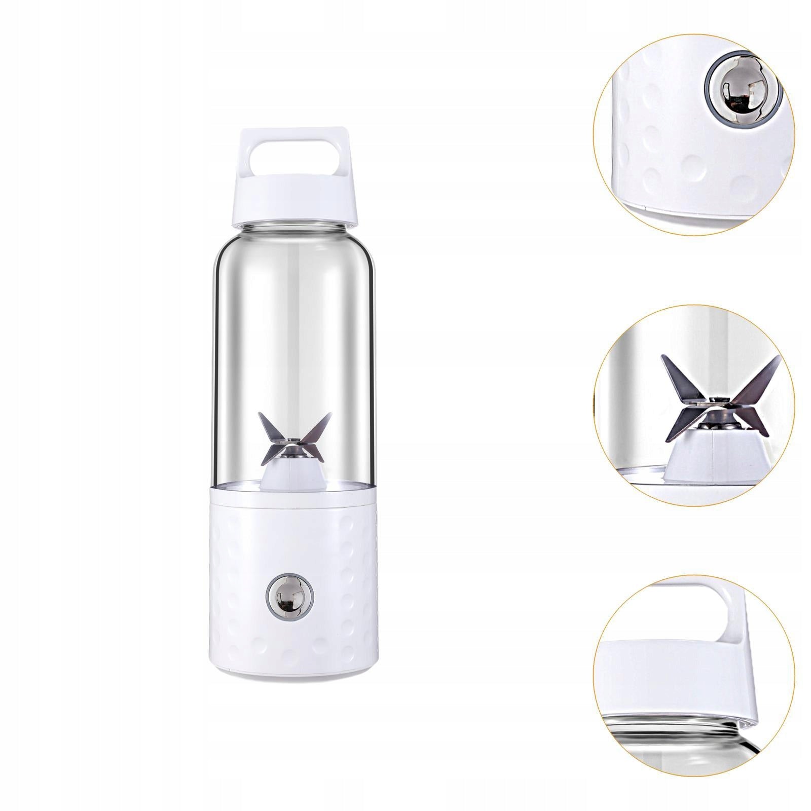 Portable Blender Juicer Mixer Sports Bottle Automatic Personal Fruit White Packaging status original