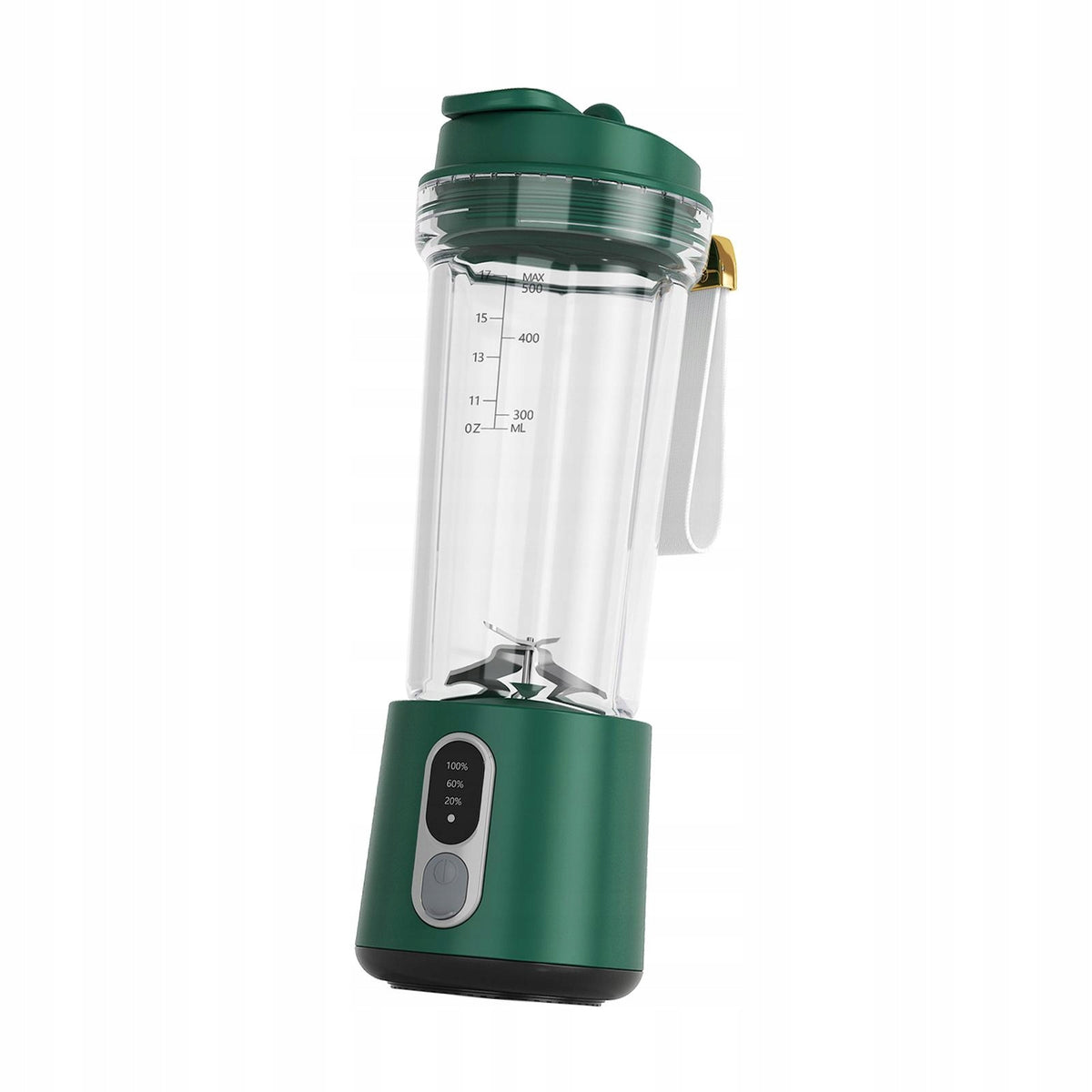 Portable Blender Milkshakes Juice Mini Hand Blender Mixer Fruit green