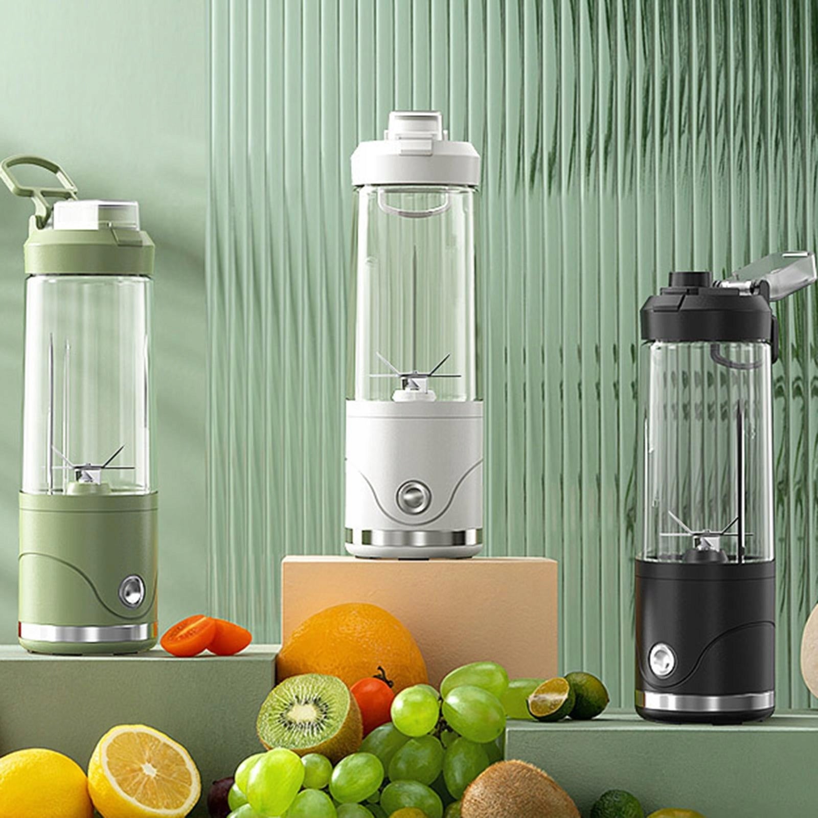 Portable Blender Mixer Fruit Machine Compact Mini Hand Blender Small Black Brand no brand
