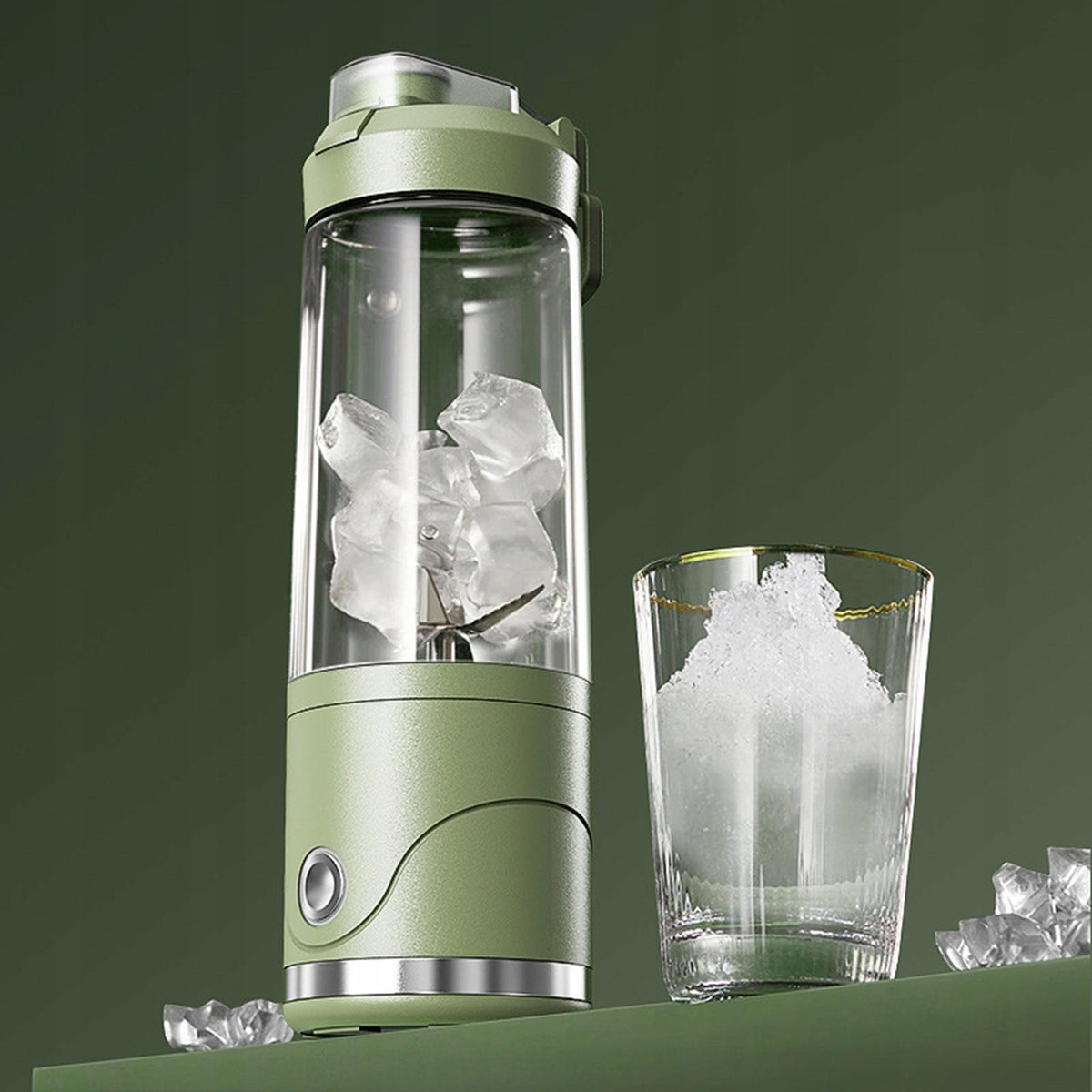 Portable Blender Mixer Fruit Machine Compact Mini Hand Blender Small White Packaging status original