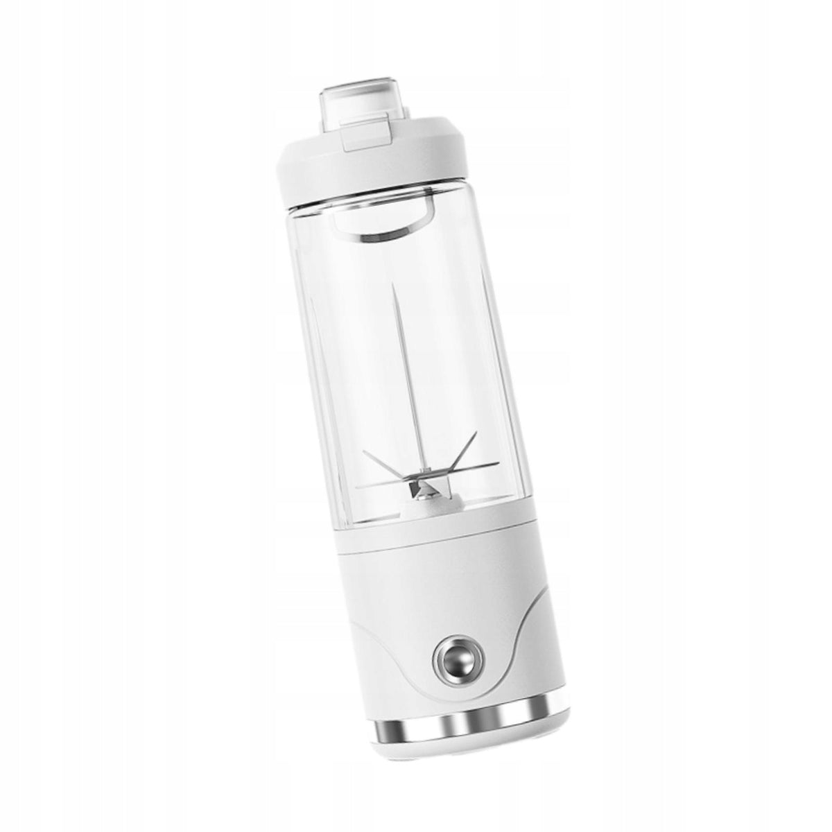 Portable Blender Mixer Fruit Machine Compact Mini Hand Blender Small White