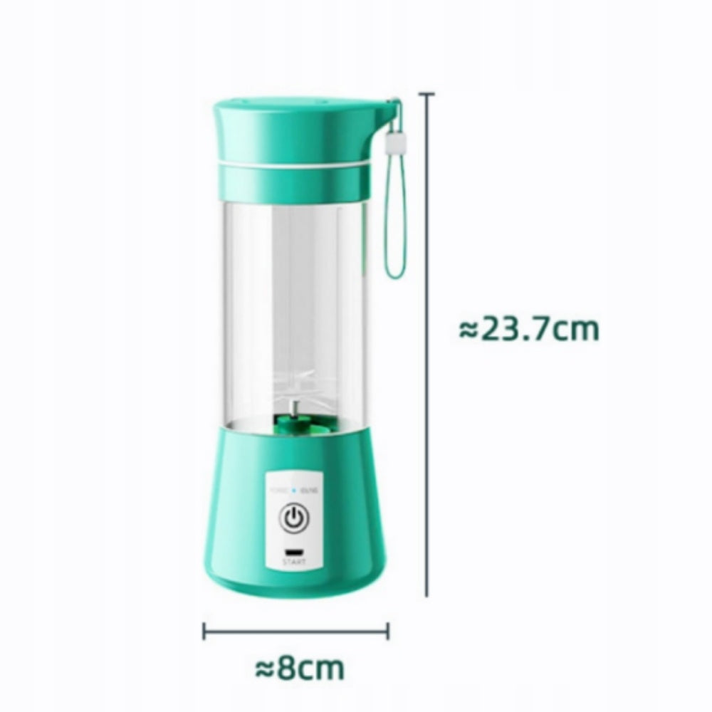 Portable Blender One-Touch Operation Safe to Use 380ml Green Packaging status original